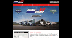 Desktop Screenshot of kcfreightliner.com